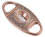 Wild West V Antique Copper Wedge Cigar Cutter