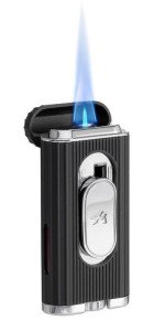 Xikar Hedron Lighter Black & Chrome