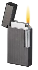 Zebra Soft Flame Flint Lighter - Black
